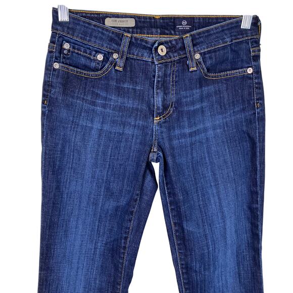 AG Adriano Goldschmied 27/28 The Jessie Curvy Boot Fit Low Rise Jeans Dark Wash - Picture 3 of 16